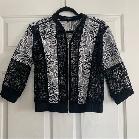 Intermix cutout zip up jacket - Picture 5 of 10